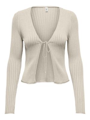 Weiche Strickjacke mit Bindeverschluss–Dein perfekter Allrounder | ONLMILA LS V-NECK CARDIGAN CS KNT