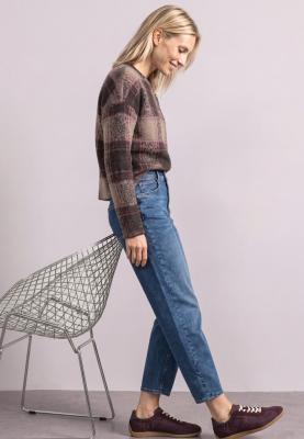 soft multi color check style