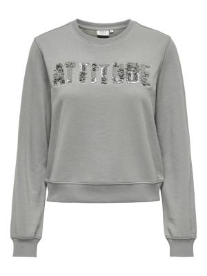 Swetshirt mit Print | ONLLORI L/S TECHNIQUE O-NECK UB SWT