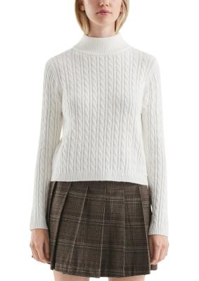 Pullover mit Zopfmuster