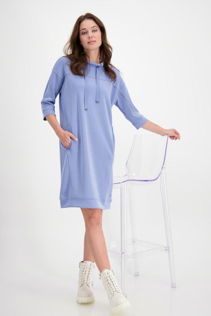Monari Midi • Damen Langarm Online-Shop INDIGO Rühle × Kleid • • Sweatkleid Kleider