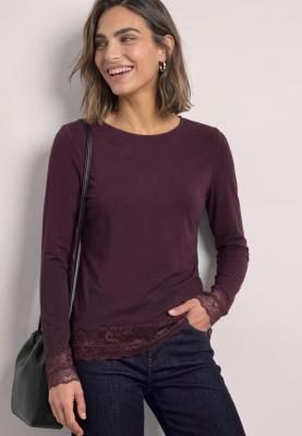 LTD QR basic shirt w.lace cuff