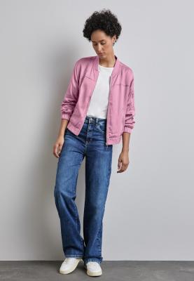 Satin-Bomberjacke in Rosa | Satin Blouson Jkt