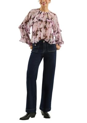 Catie Jeans mit High Rise und Wide Leg