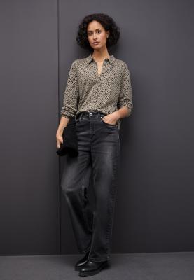 LTD QR printed jersey blouse w