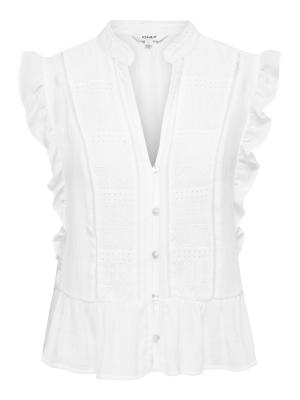 ONLHENNY S/L FRILL BUTTON TOP NOOS