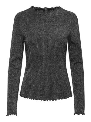 Stylisches Glitzer-Shirt für jeden Anlass | ONLIDOL LIFE L/S O-NECK GLITTER TOP