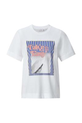 Bedrucktes T-Shirt mit Strass | T-Shirt with print