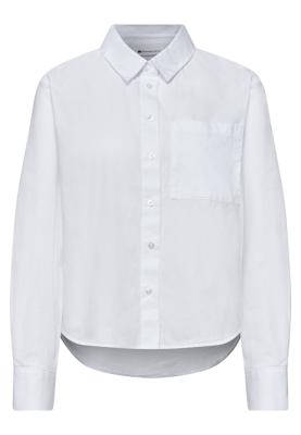 QR Cotton shirtcollar blouse w