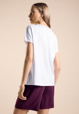 leichtes T-Shirt | shirt w.lace at shoulder