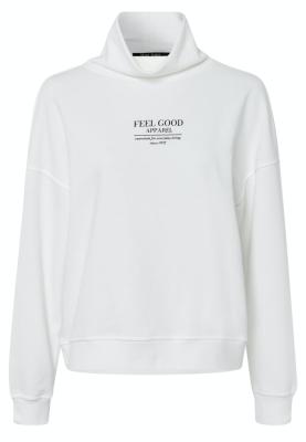 Oversized-Sweatshirt mit 'Feel Good' Print