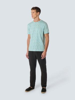 T-Shirt Crewneck | Multi Coloured Melange Stripes