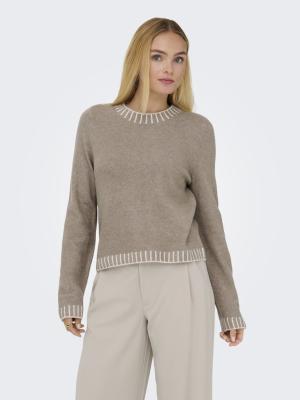 ONLFINA LS STITCH O-NECK CC KNT