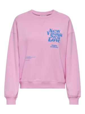 Sweatshirt mit Print | ONLDIANA L/S SPORTY O-NECK BOX UB S