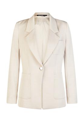 Blazer mit schimmerndem Seitenstreifen