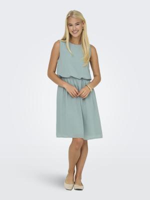 Ärmelloses Sommerkleid, Rundhalsausschnitt , elastischer Taille | ONLSTINNA LIFE SL DETAIL DRESS WVN