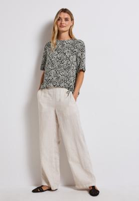 LTD QR printed mat-mix shirt w