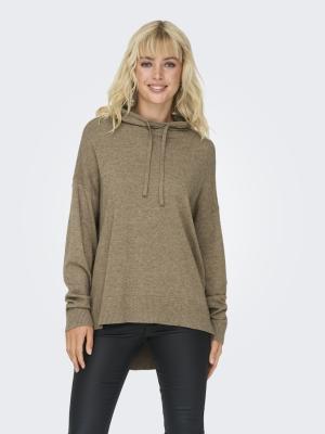 Kuscheliger Strickpullover – Ein zeitloses Must-Have | ONLIBI LS LOOSE LONG HOOD CC KNT