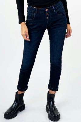 Damen Jeans slim fit | Nancy slim - blue black seasonal n