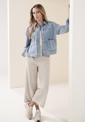 Style Jacket,light blue washed