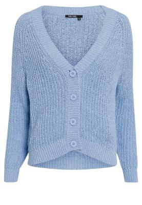 Strickjacke aus weichem Bändchengarn
