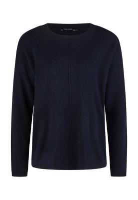 Pullover mit U-Boot-Ausschnitt – Lässige Eleganz im Cashmere-Mix