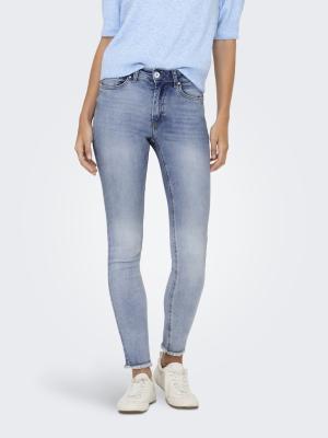 Knöchellange Skinny Jeans | ONLBLUSH MID SK ANK RAW DNM REA694