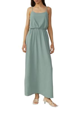 Langes Kleid mit Spaghettiträger