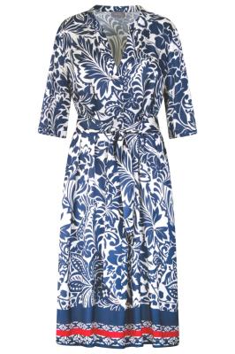 White Label Druckkleid – Feminine Eleganz mit maritimem Flair