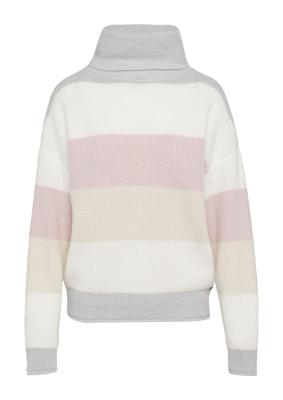 Flauschiger oversize Pullover mit Rollkrage