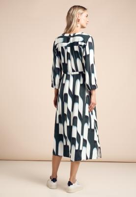 Gemustertes Midi-Kleid | Viscose Dress_printed