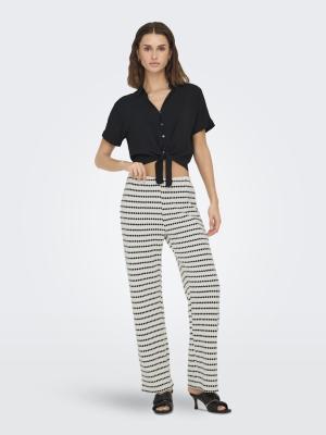 Hose | ONLEVA STRIPE WIDE LEG PANT JRS
