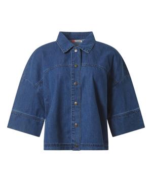 Short Denim Shirt