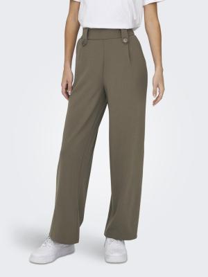 Gerade geschnittene Damen Hose | ONLNEWSANIA BUTTON PANT CC JRS