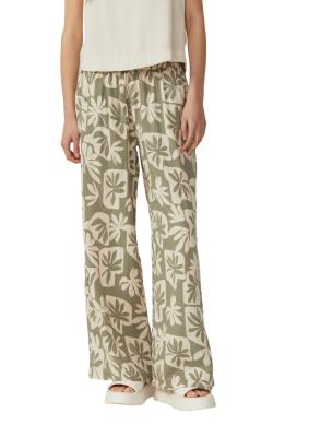 Wide-Leg-Hose aus Musselin