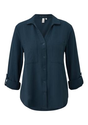 Bluse mit Turn-up
