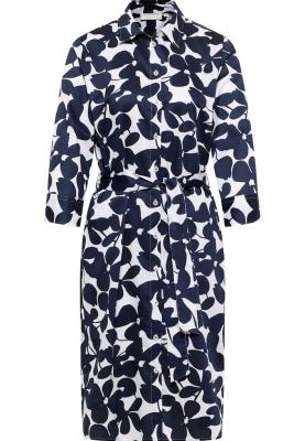 Modern, feminin, bequem – das ETERNA Blusenkleid mit Print | Bluse 7135 R368
