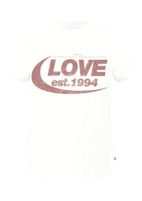Baumwollshirt mit Frontprint