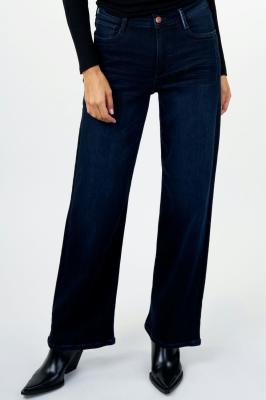 Damen Jeans weites Bein | Judy wide leg - blue black seasona