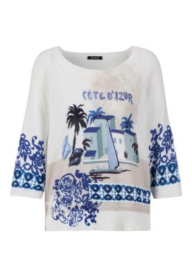TUZZI Pullover "Côte d’Azur" – Maritimer Chic mit Sehnsuchts-Faktor