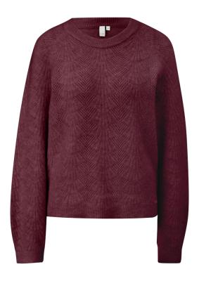 Weicher Pullover mit Ajourmuster