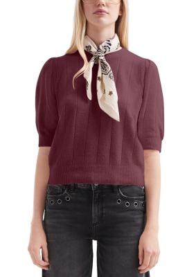 Stylischer Kurzarm-Strickpullover für deinen Sommer-Look