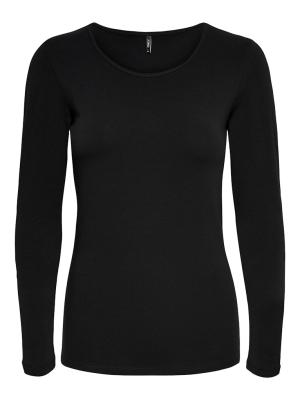 Langärmeliges Basic-Oberteil | ONLLIVE LOVE LIFE L/S ONECK TOP NOO